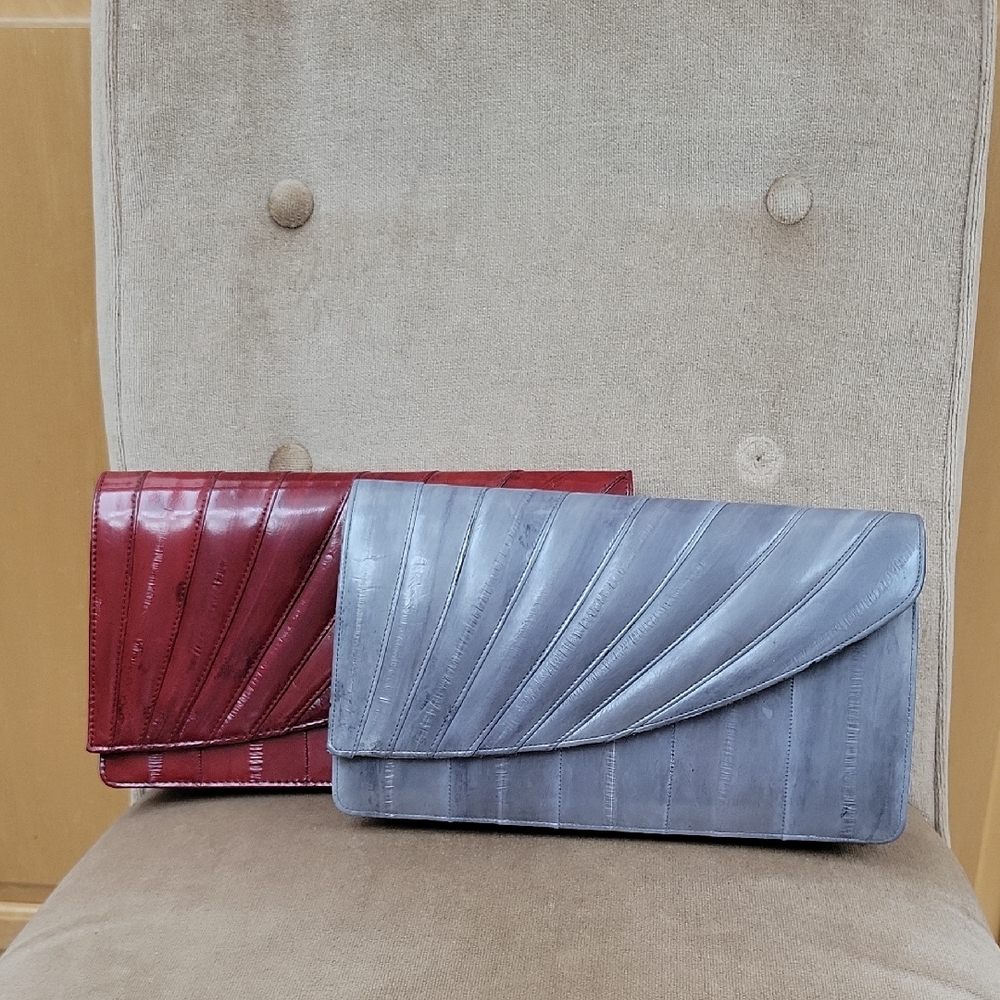 Genuine eelskin leather Clutch Bag